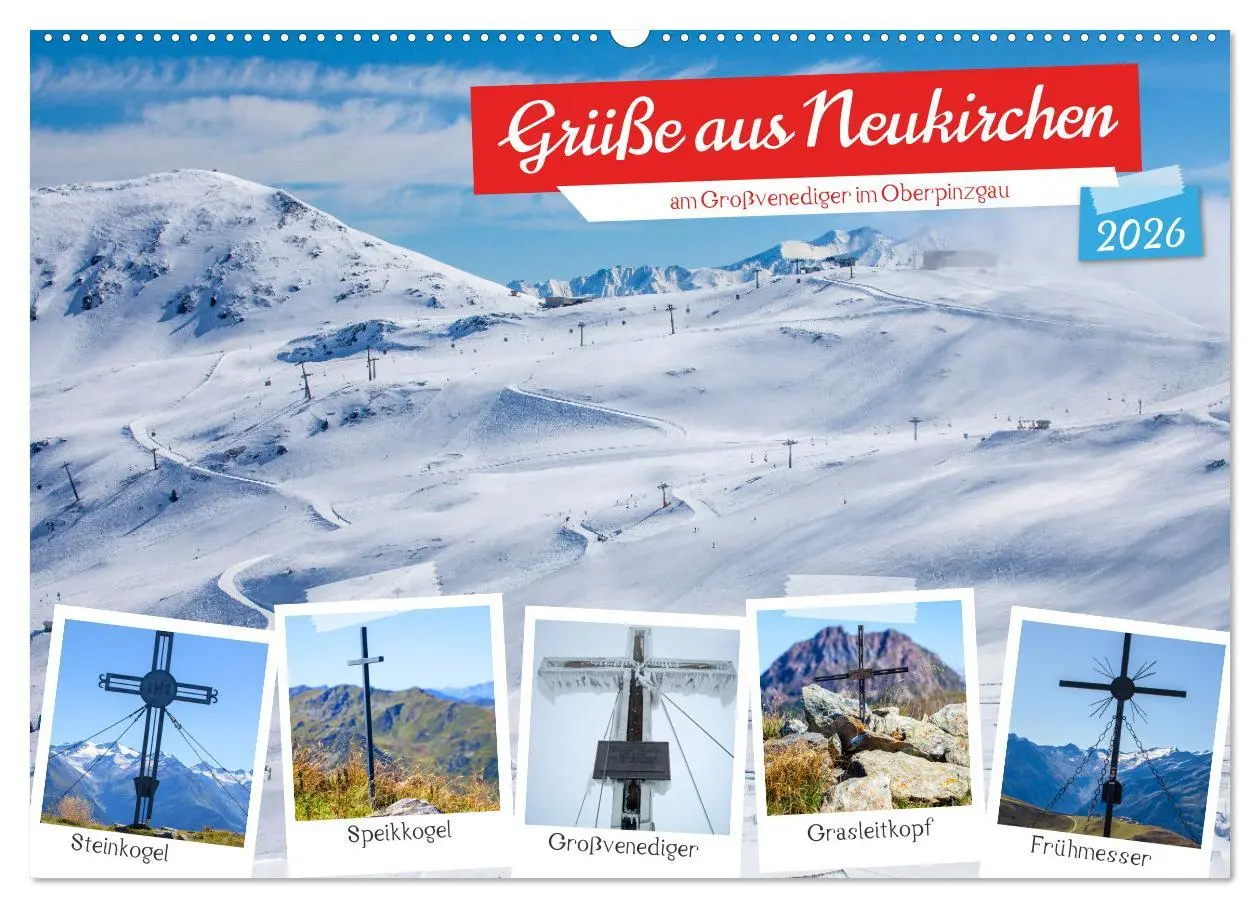 Cover: 9783457457986 | Grüße aus Neukirchen (Wandkalender 2026 DIN A2 quer), CALVENDO...
