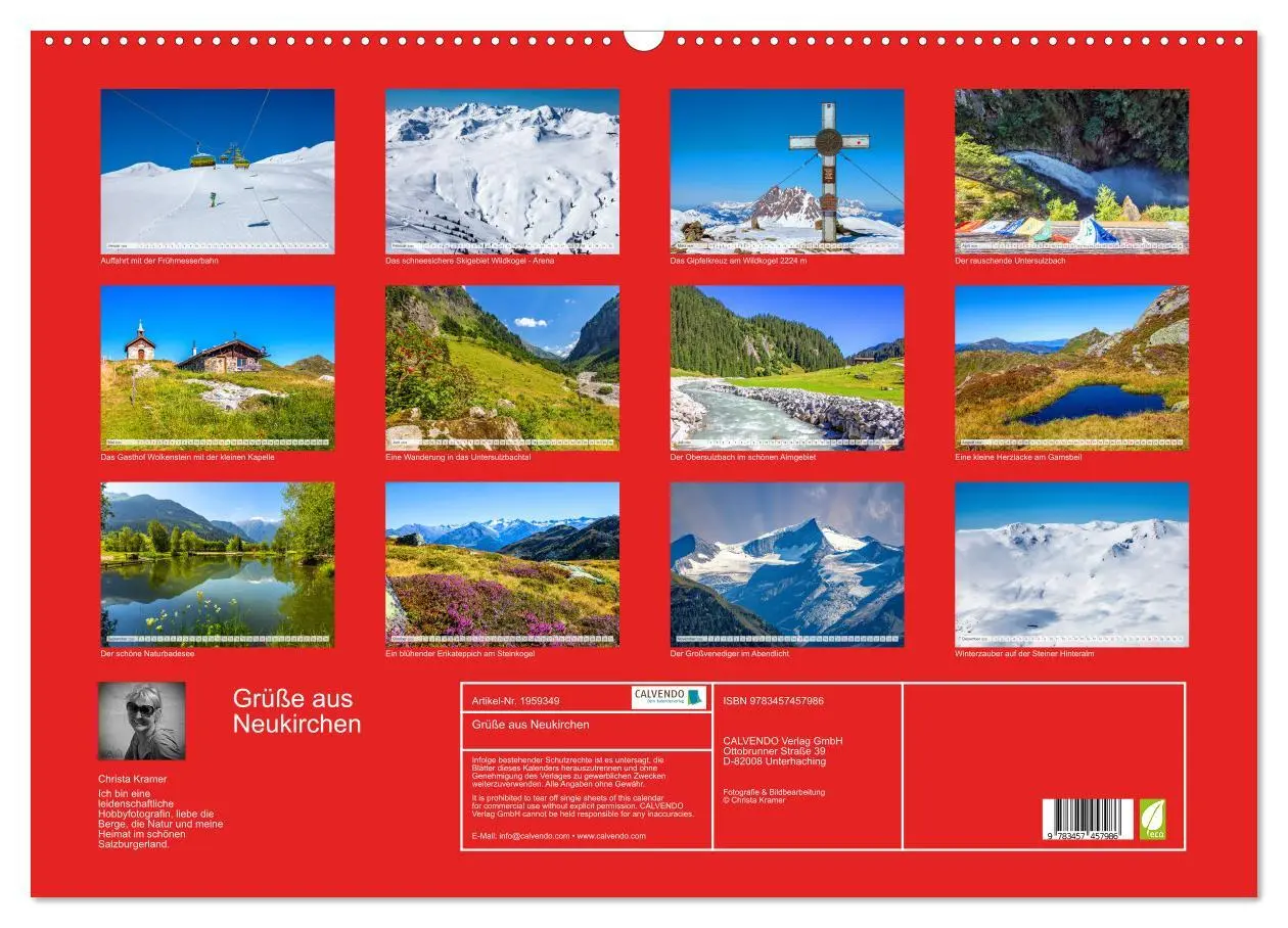 Bild: 9783457457986 | Grüße aus Neukirchen (Wandkalender 2026 DIN A2 quer), CALVENDO...