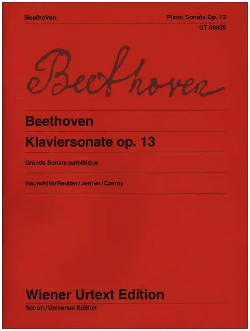 Cover: 9783850557986 | Sonate | Grande Sonate Pathétique. op. 13. Klavier. | Beethoven | 2020