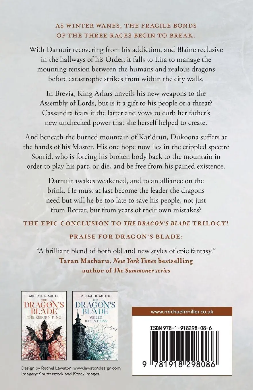 Rückseite: 9781918298086 | The Dragon's Blade | The Last Guardian | Michael R. Miller | Buch