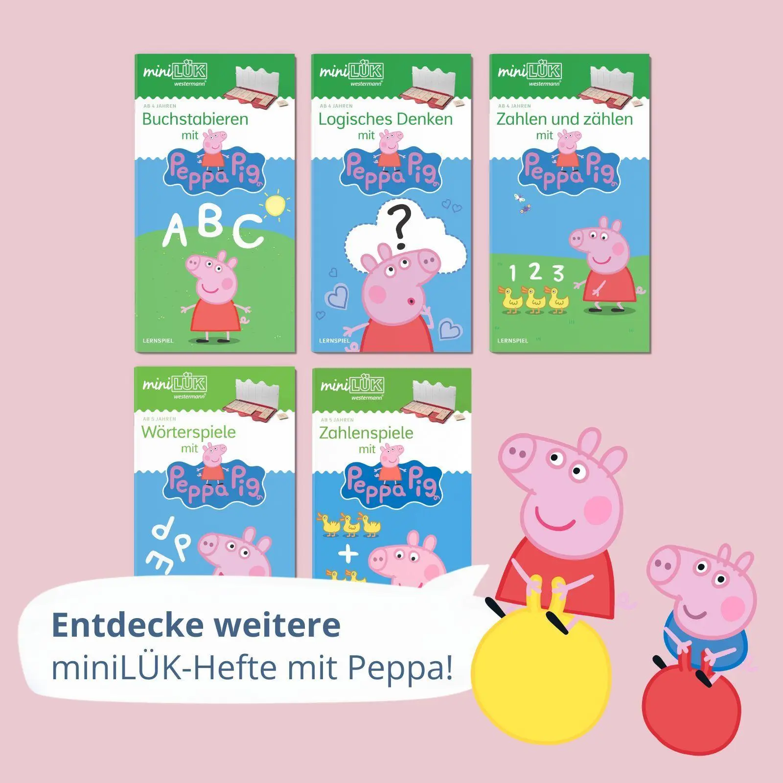 Bild: 9783072448086 | miniLÜK. Kindergarten/Vorschule Konzentrationsspiele mit Peppa Pig