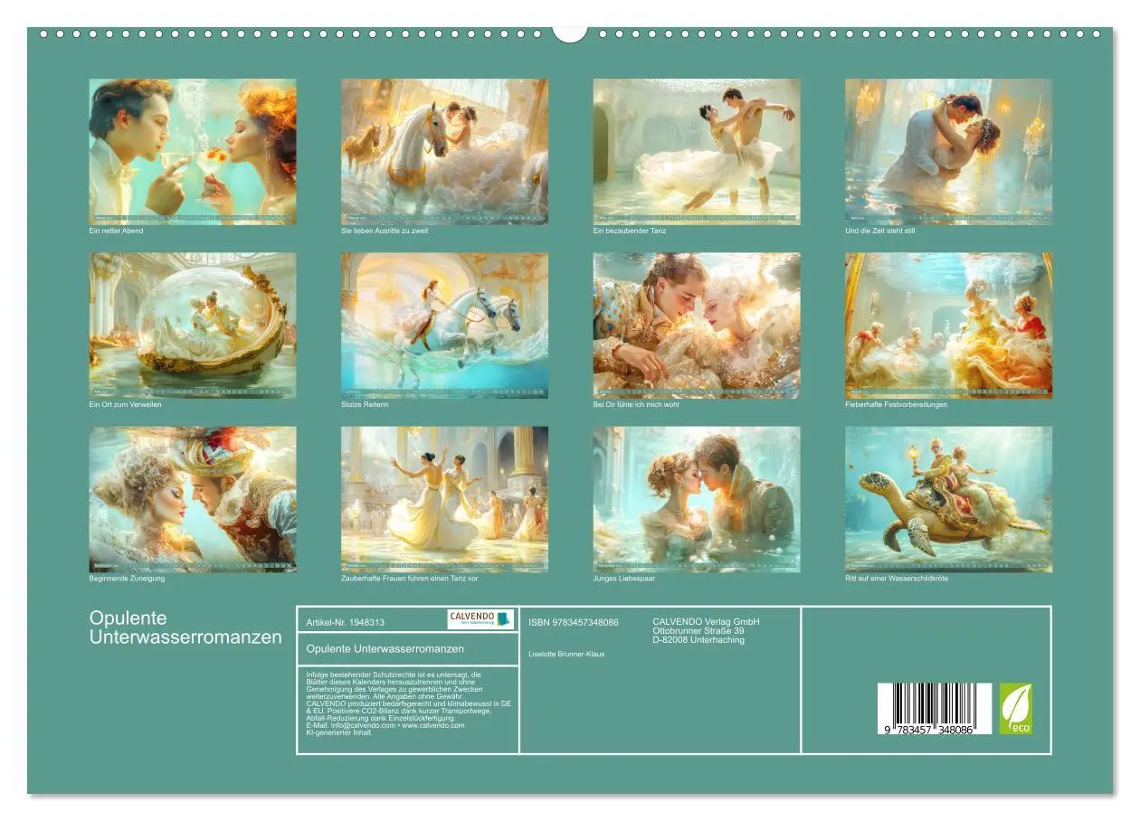 Bild: 9783457348086 | Opulente Unterwasserromanzen (hochwertiger Premium Wandkalender...