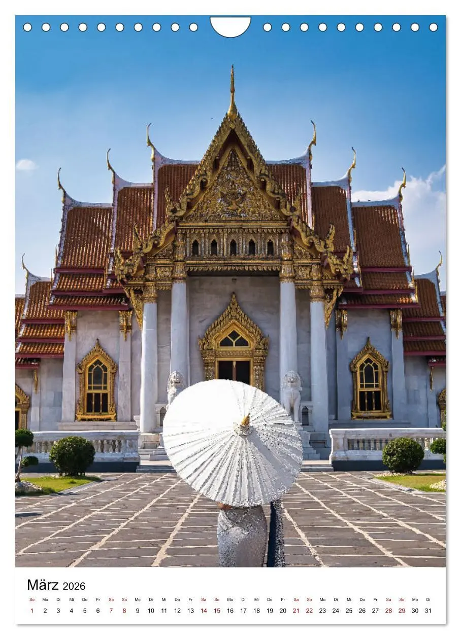 Bild: 9783516368086 | Faszination Thailand (Wandkalender 2026 DIN A4 hoch), CALVENDO...