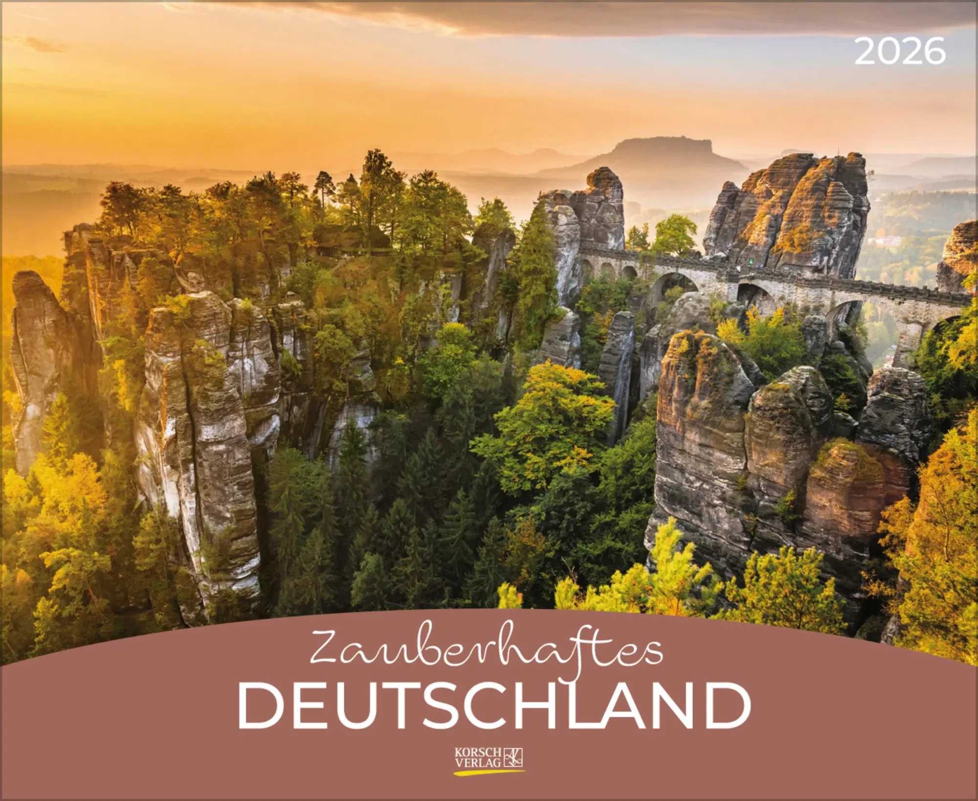 Cover: 9783731888086 | Zauberhaftes Deutschland 2026 | Verlag Korsch | Kalender | 14 S.