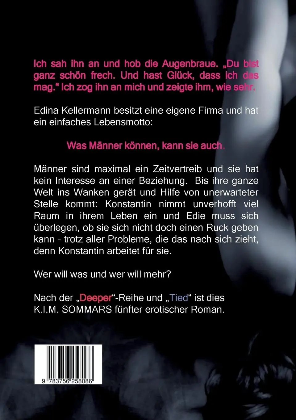 Rückseite: 9783756258086 | Bound - Ich bin der Boss | K. I. M. Sommar | Taschenbuch | 330 S.