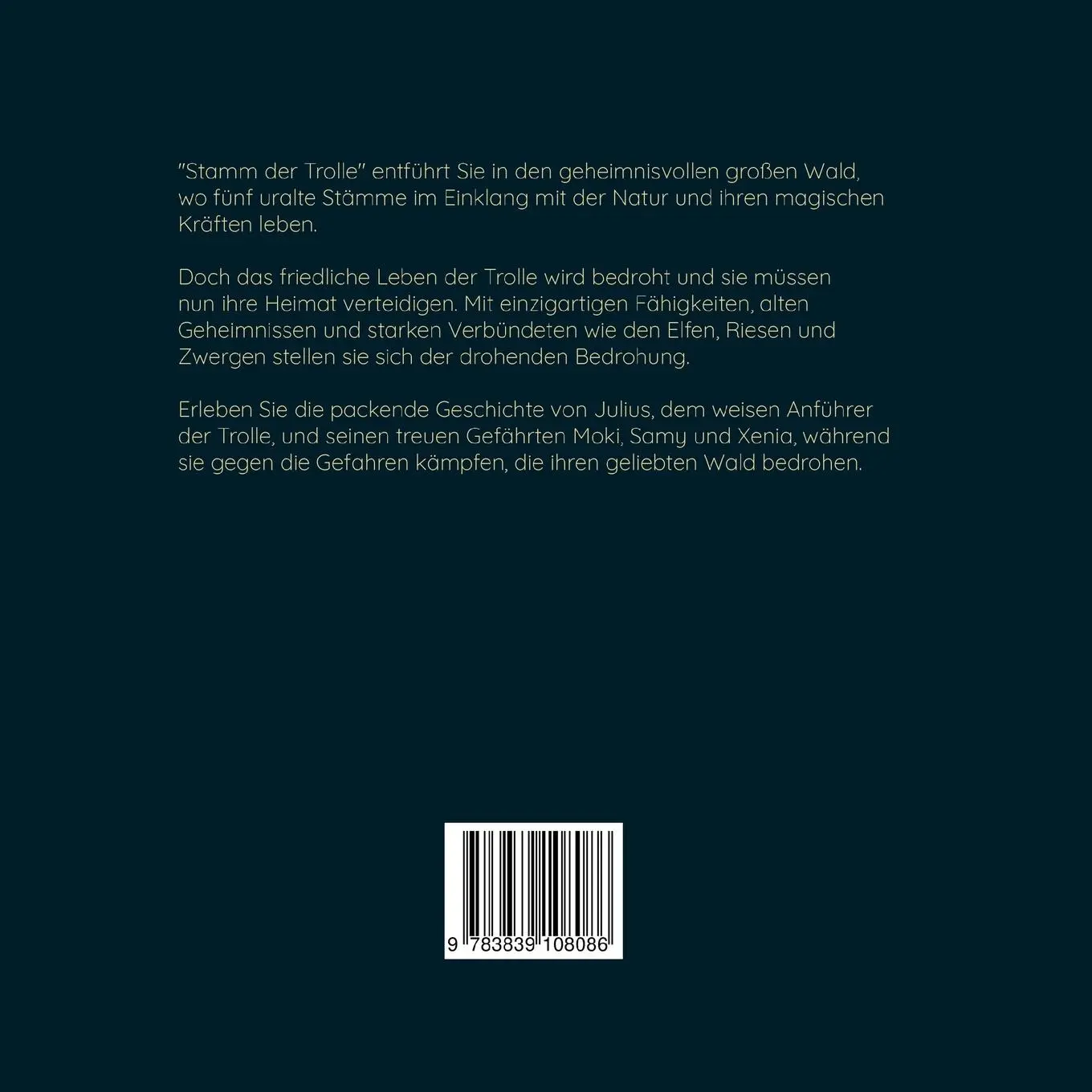 Rückseite: 9783839108086 | Die Wächter des Waldes | Stamm der Trolle | Martin Nyenstad | Buch