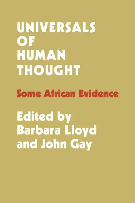 Cover: 9780521298186 | Universals of Human Thought | Some African Evidence | Lloyd (u. a.)