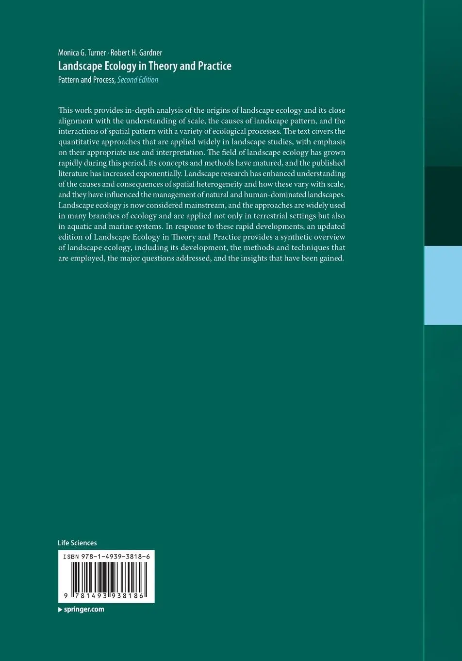 Rückseite: 9781493938186 | Landscape Ecology in Theory and Practice | Pattern and Process | Buch