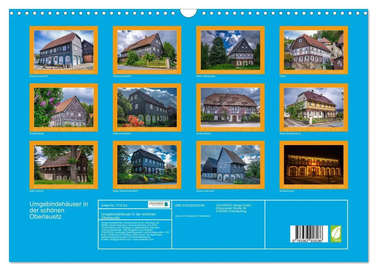 Bild: 9783383918186 | Umgebindehäuser in der schönen Oberlausitz (Wandkalender 2025 DIN...
