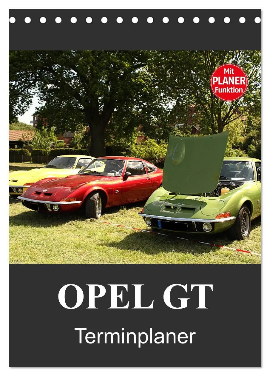 Cover: 9783516428186 | Opel GT Terminplaner (Tischkalender 2026 DIN A5 hoch), CALVENDO...