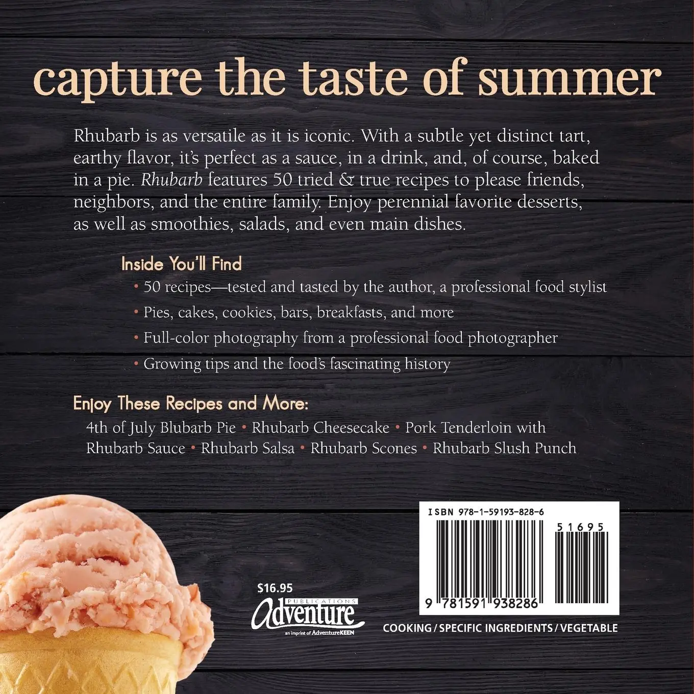 Rückseite: 9781591938286 | Rhubarb | 50 Tried &amp; True Recipes | Corrine Kozlak | Taschenbuch