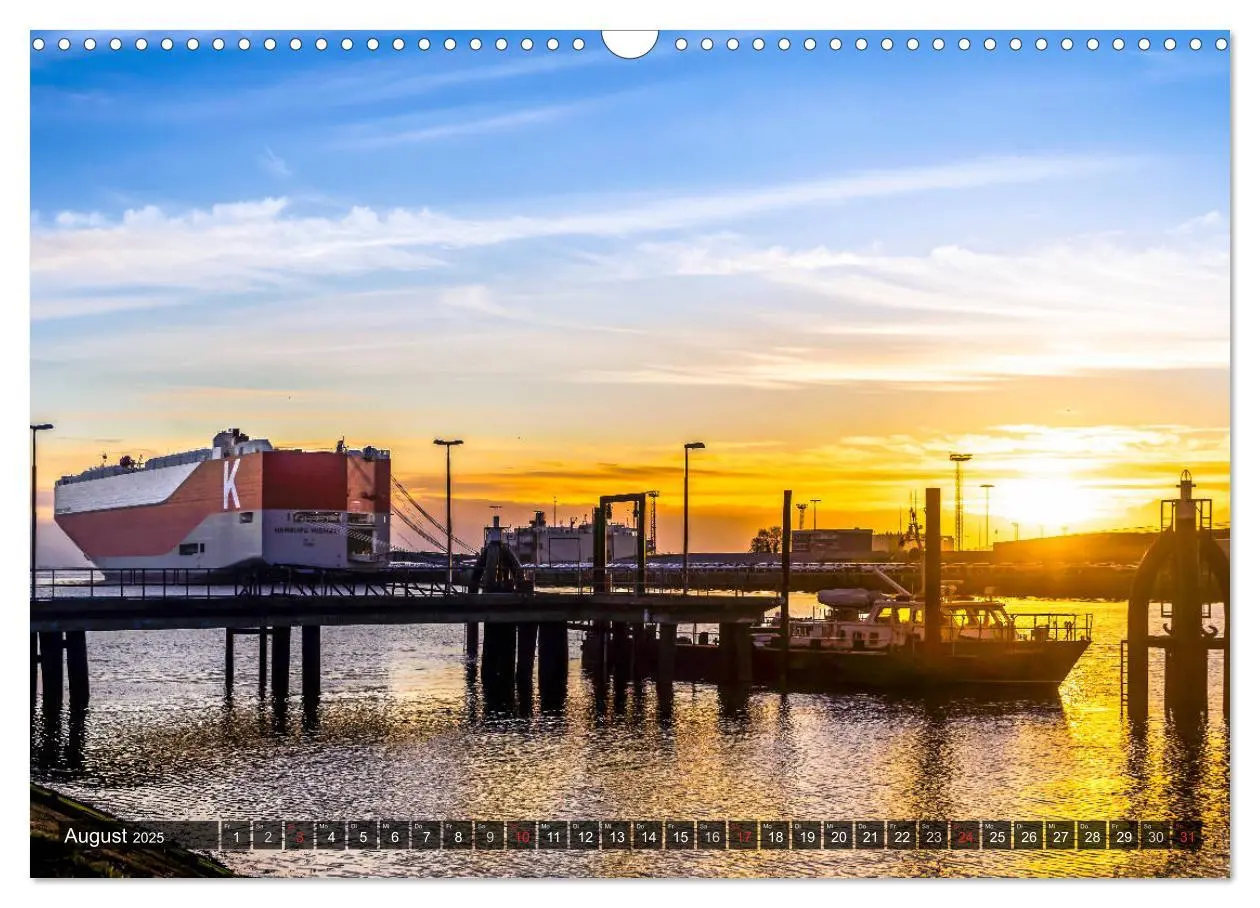 Bild: 9783435168286 | EMDEN Atemberaubende Momente am Wasser (Wandkalender 2025 DIN A3...