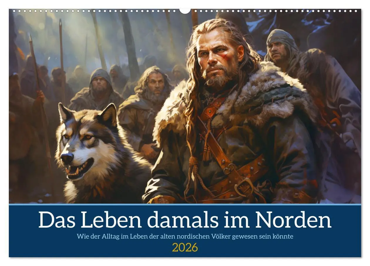 Cover: 9783457498286 | Das Leben damals im Norden (Wandkalender 2026 DIN A2 quer),...