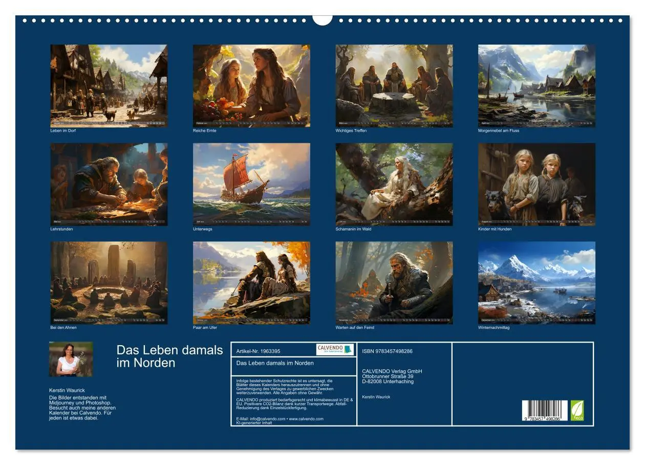 Bild: 9783457498286 | Das Leben damals im Norden (Wandkalender 2026 DIN A2 quer),...