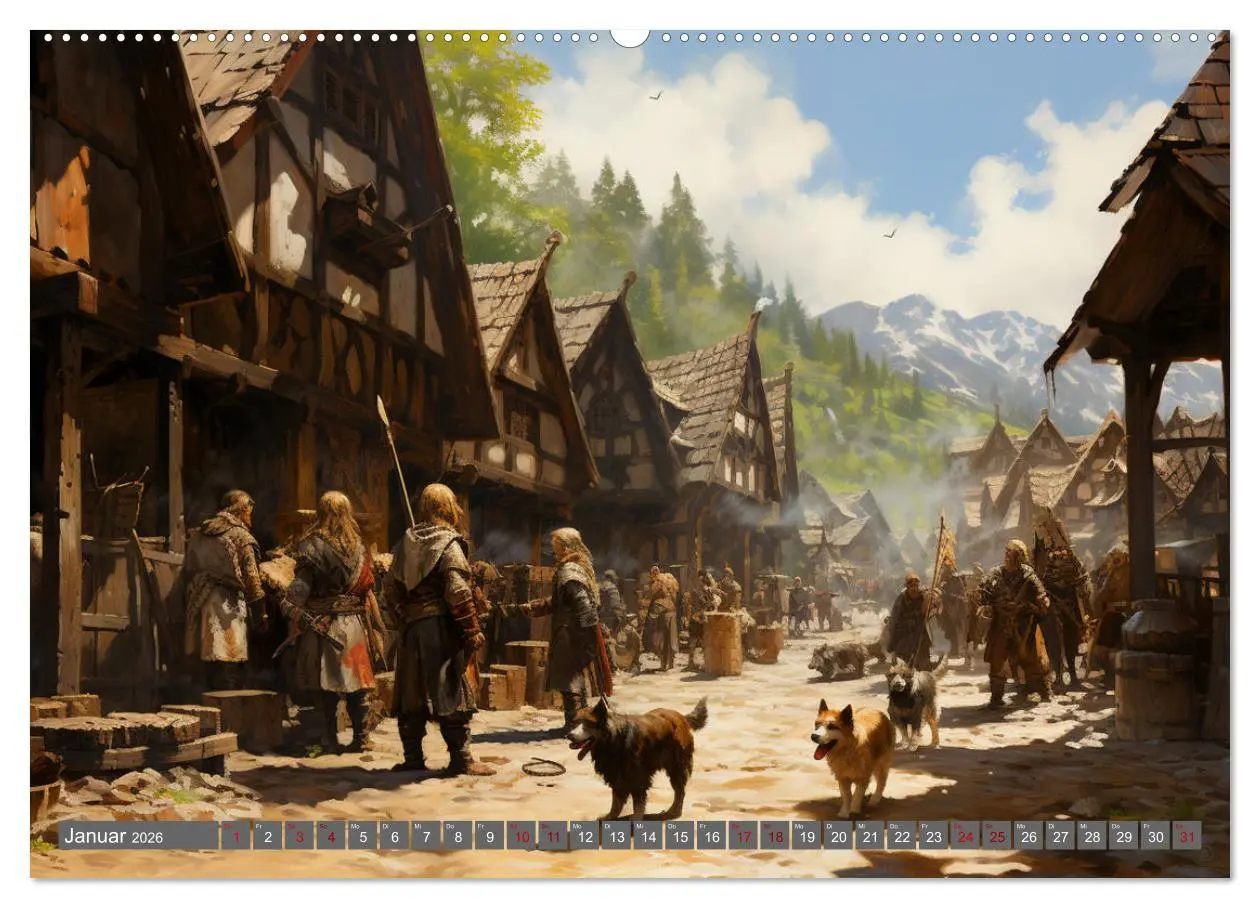 Bild: 9783457498286 | Das Leben damals im Norden (Wandkalender 2026 DIN A2 quer),...