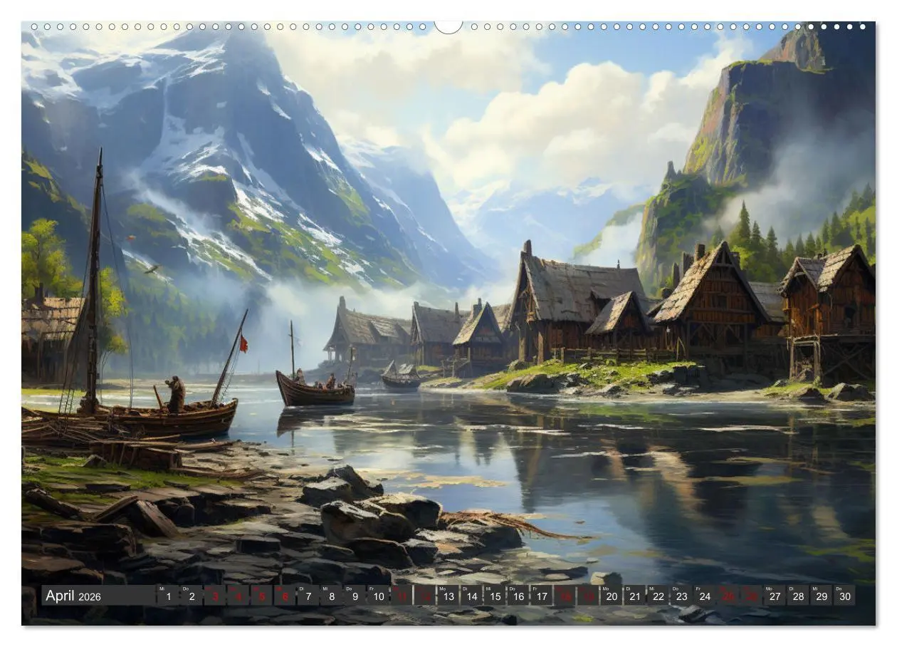 Bild: 9783457498286 | Das Leben damals im Norden (Wandkalender 2026 DIN A2 quer),...