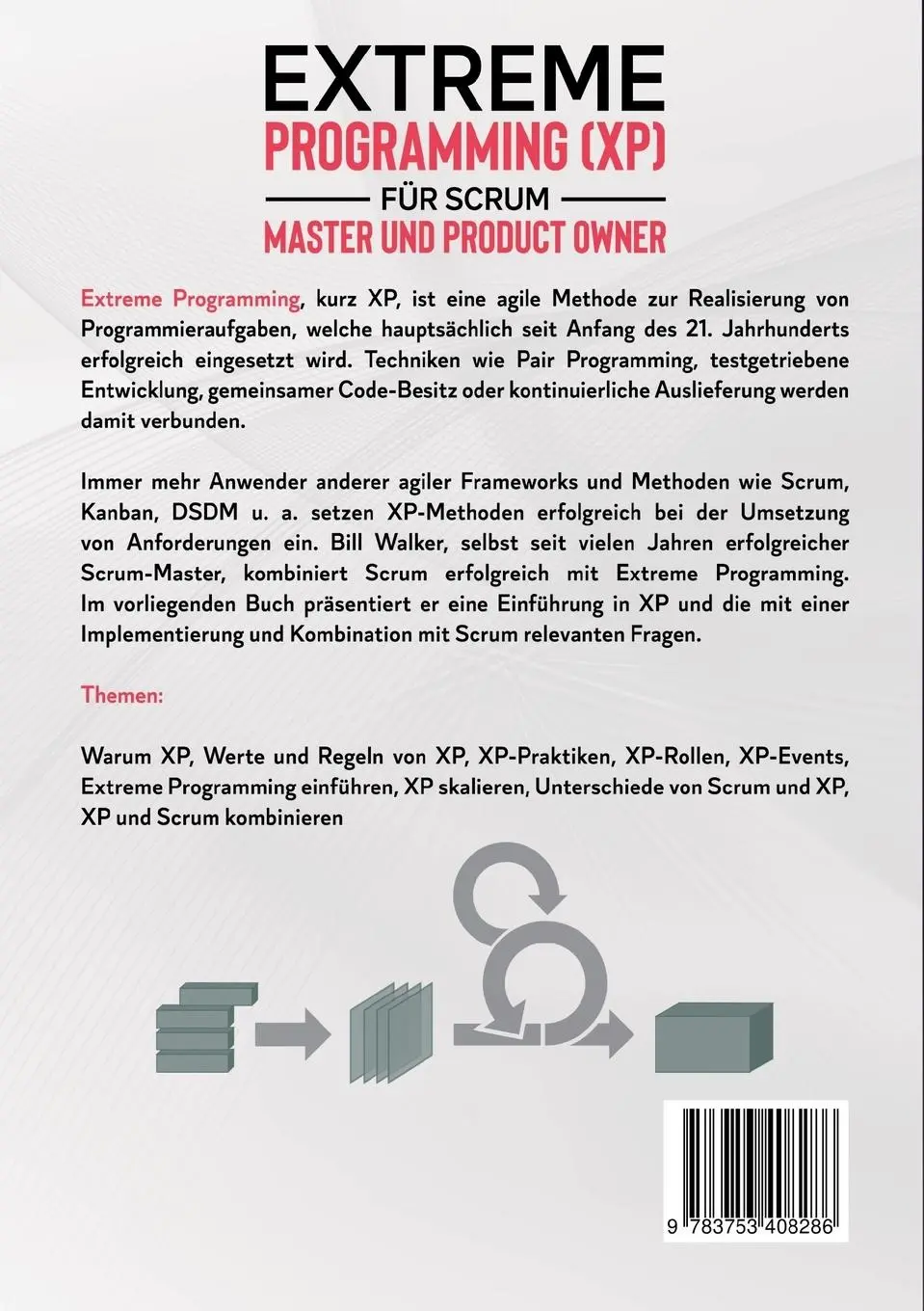Rückseite: 9783753408286 | Extreme Programming (XP) für Scrum- Master und Product Owner | Walker