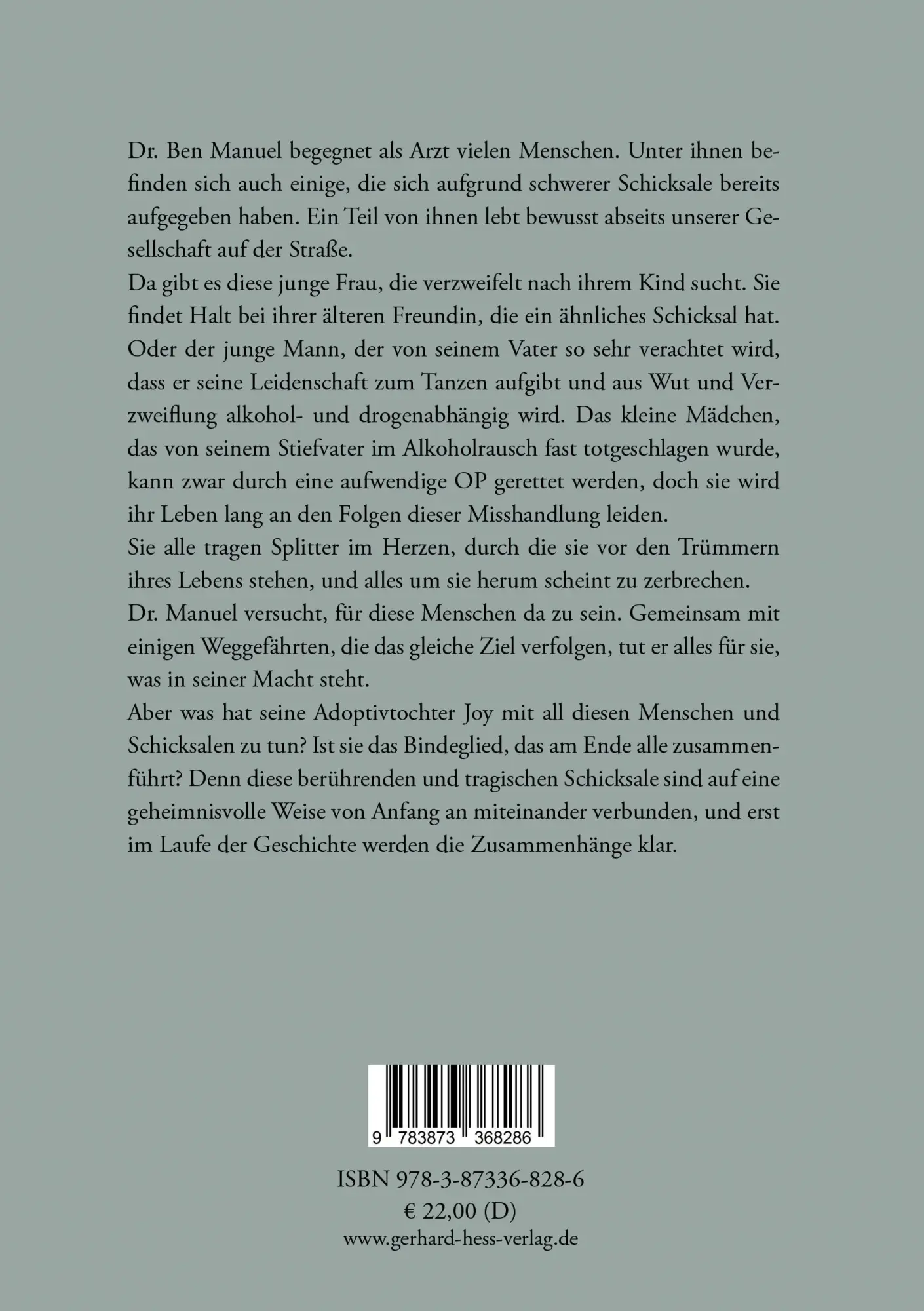 Rückseite: 9783873368286 | Splitter in unseren Herzen | Kristina Böhm | Taschenbuch | 550 S.