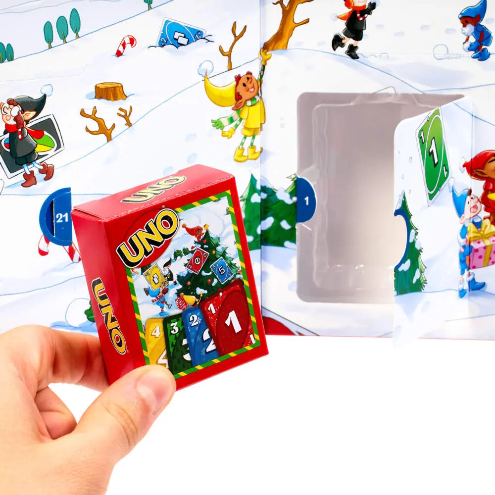 Bild: 194735398386 | UNO Adventskalender .JNL24 | Spiel | JNL24 | Deutsch | 2026 | Mattel