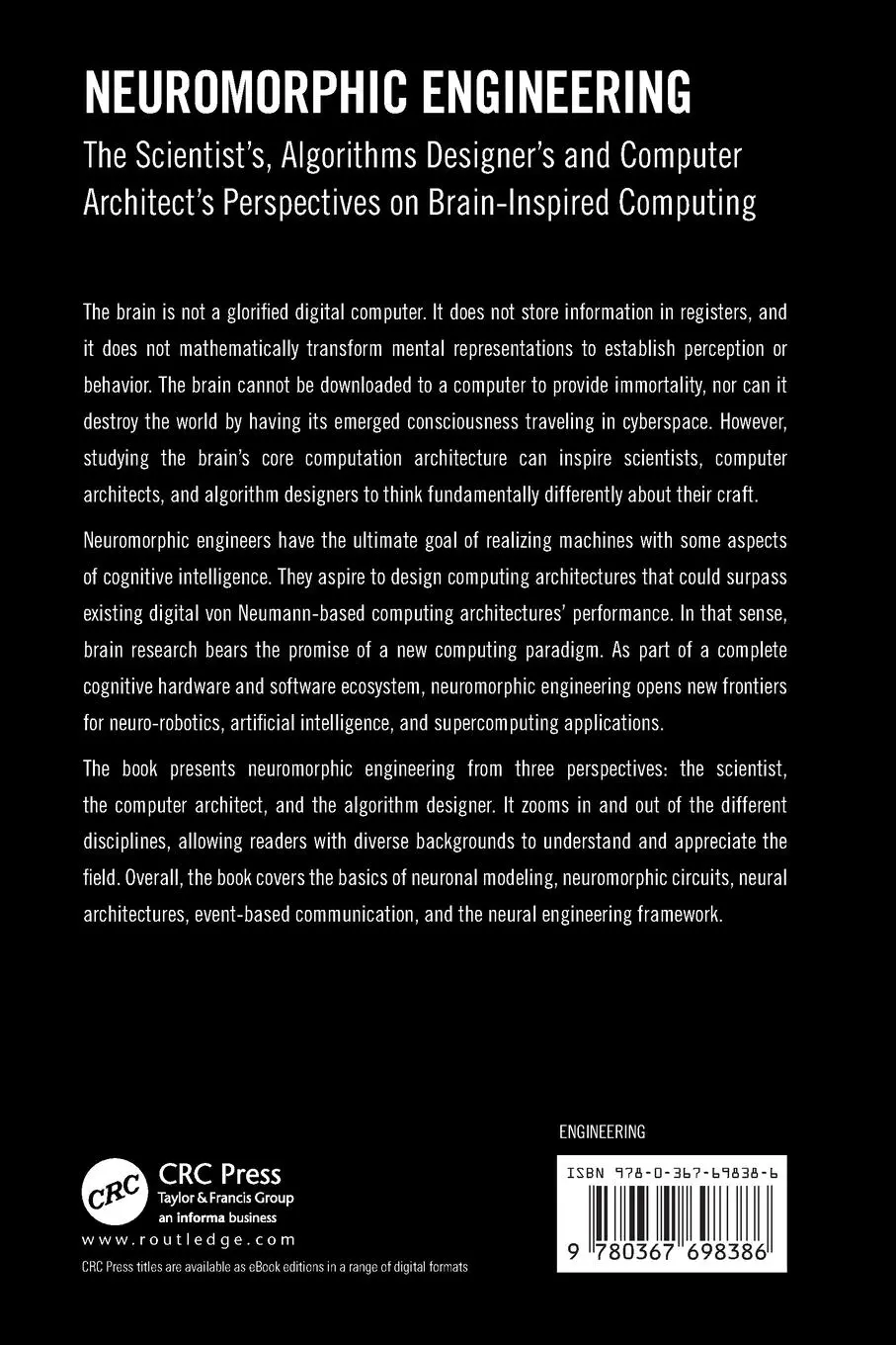 Rückseite: 9780367698386 | Neuromorphic Engineering | Elishai Ezra Tsur | Taschenbuch | Englisch