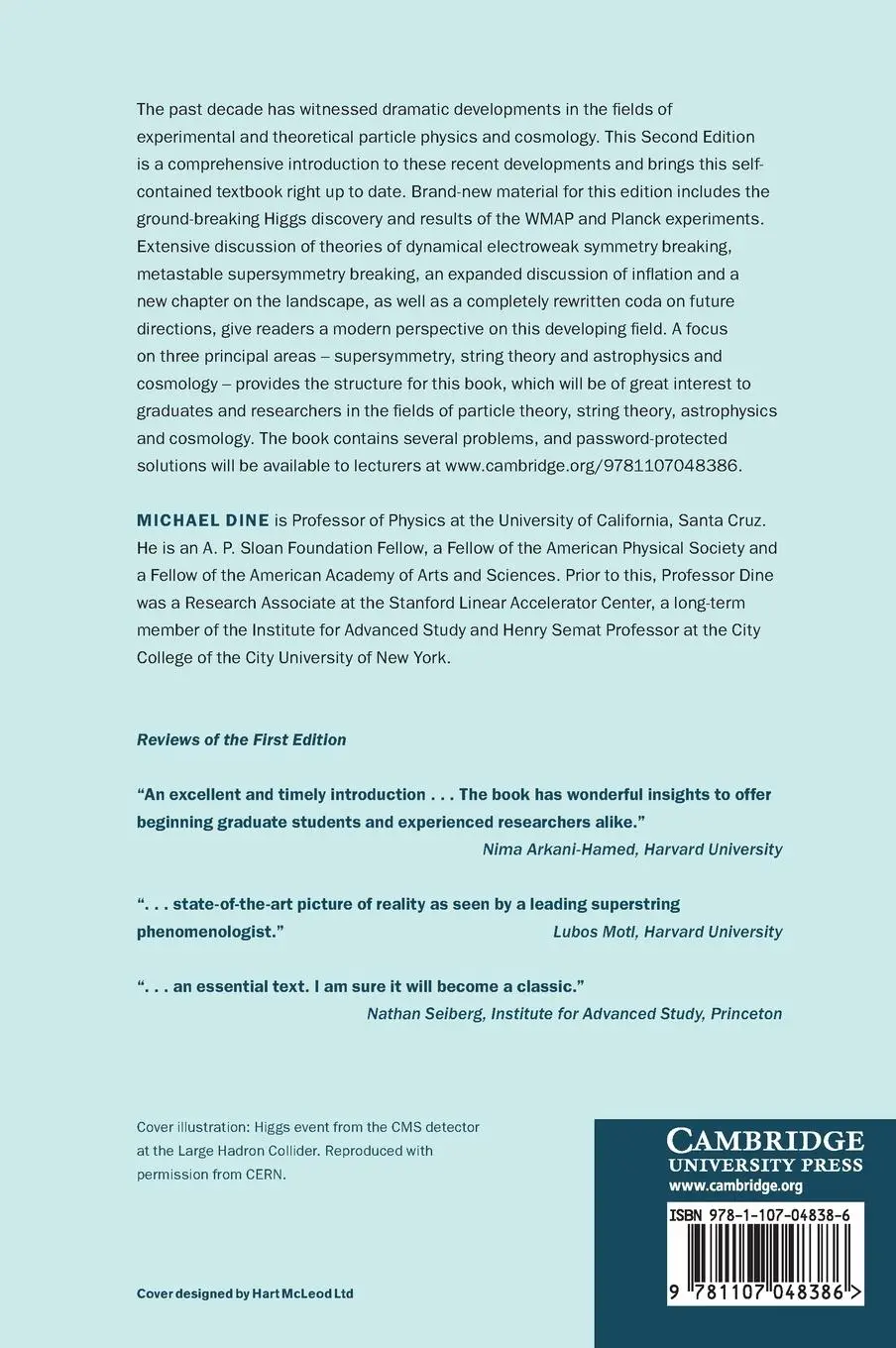 Rückseite: 9781107048386 | Supersymmetry and String Theory | Michael Dine | Buch | Gebunden