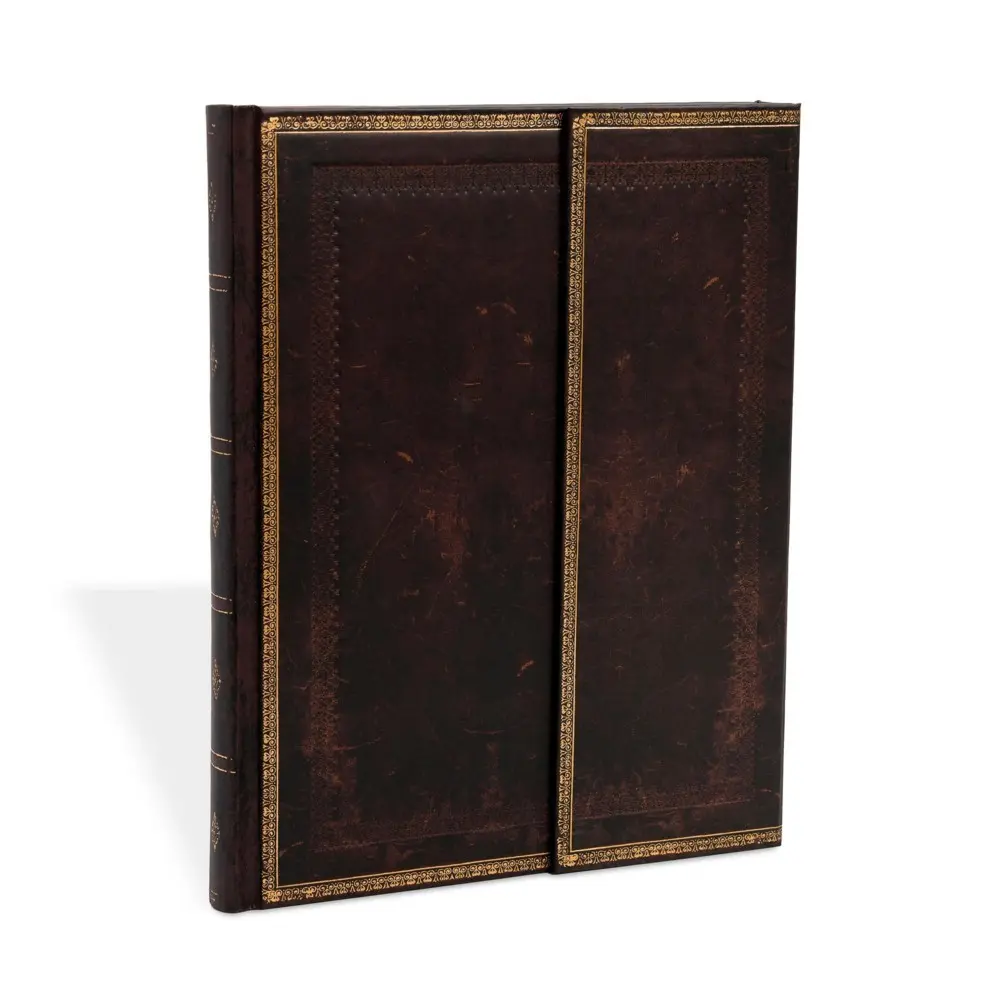 Bild: 9781551568386 | Black Moroccan Ultra Lined Hardcover Journal, 144pg, 120gsm by...