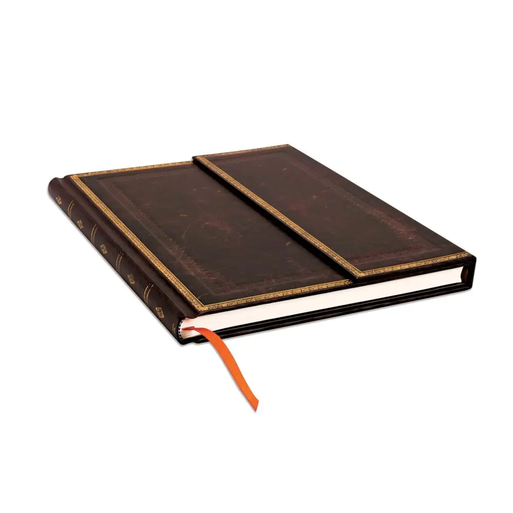 Bild: 9781551568386 | Black Moroccan Ultra Lined Hardcover Journal, 144pg, 120gsm by...