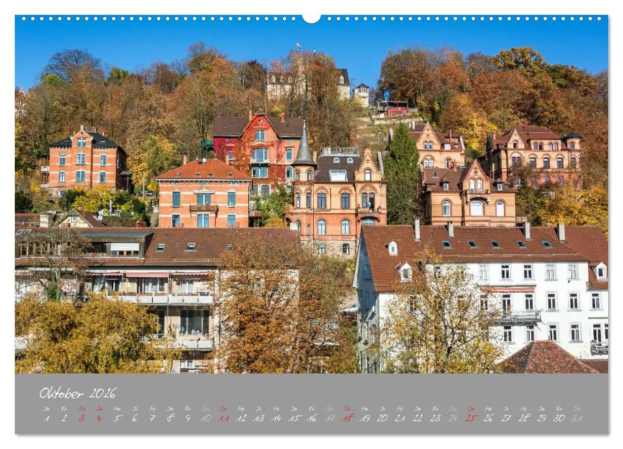 Bild: 9783516028386 | Zwölf Monate in Tübingen (hochwertiger Premium Wandkalender 2026...