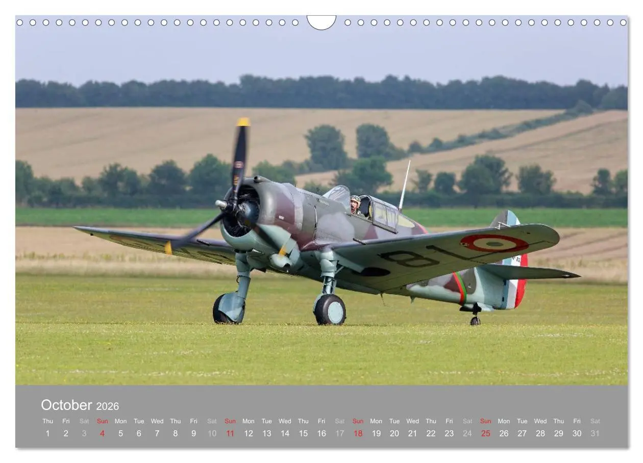 Bild: 9783516578386 | The Flying Legends (Wall Calendar 2026 DIN A3 landscape), CALVENDO...