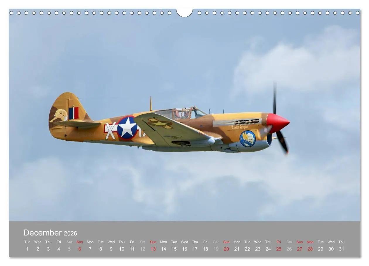 Bild: 9783516578386 | The Flying Legends (Wall Calendar 2026 DIN A3 landscape), CALVENDO...