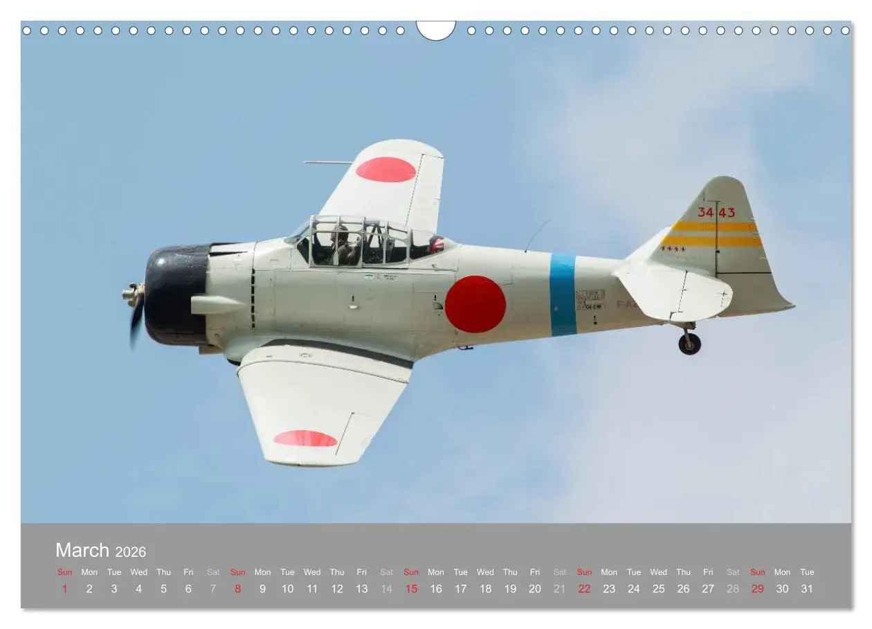 Bild: 9783516578386 | The Flying Legends (Wall Calendar 2026 DIN A3 landscape), CALVENDO...