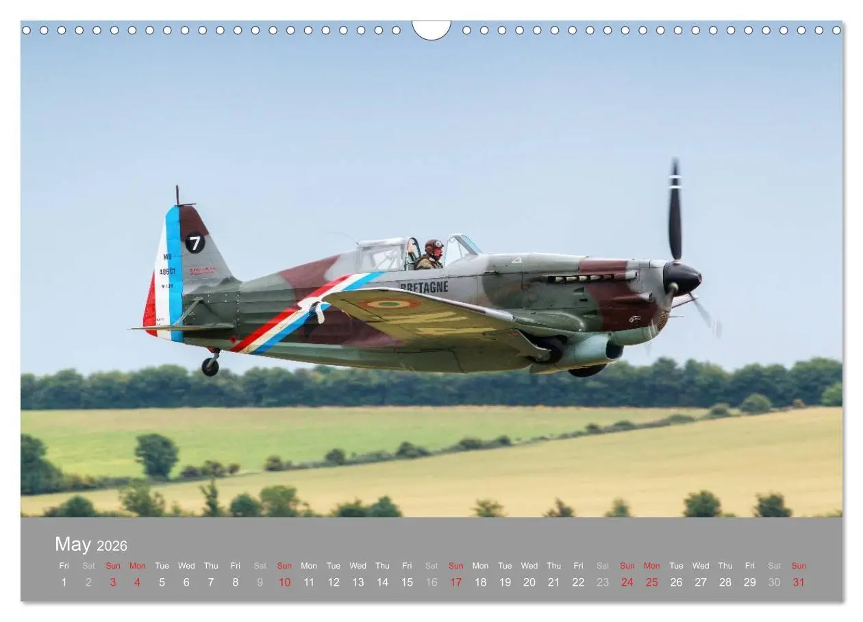 Bild: 9783516578386 | The Flying Legends (Wall Calendar 2026 DIN A3 landscape), CALVENDO...