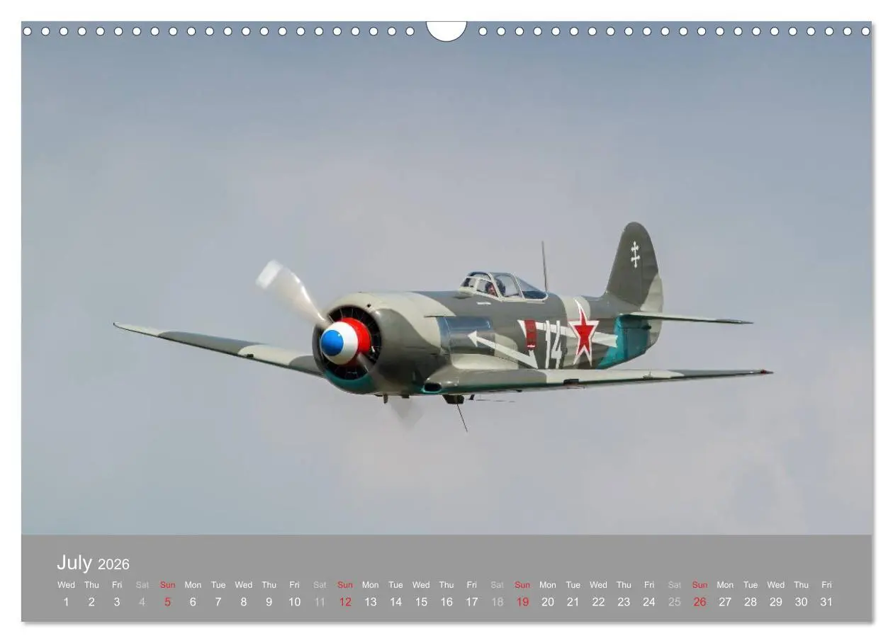 Bild: 9783516578386 | The Flying Legends (Wall Calendar 2026 DIN A3 landscape), CALVENDO...