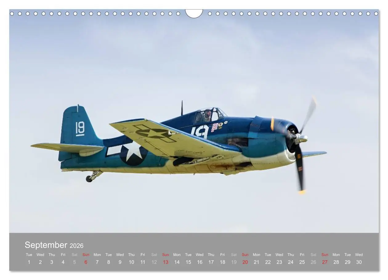 Bild: 9783516578386 | The Flying Legends (Wall Calendar 2026 DIN A3 landscape), CALVENDO...
