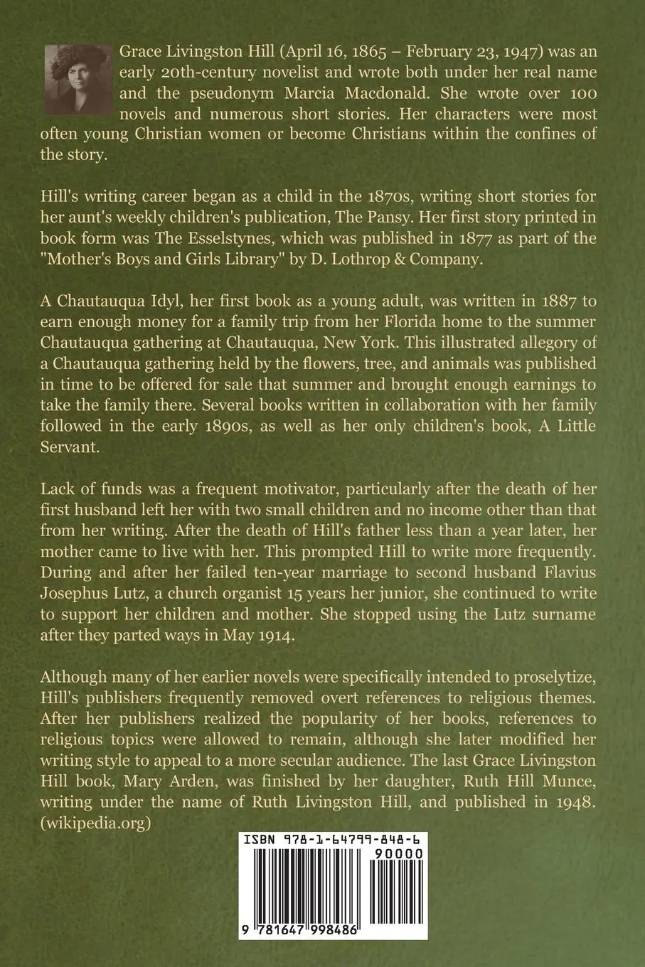 Rückseite: 9781647998486 | Dawn of the Morning | Grace Livingston Hill | Taschenbuch | Englisch