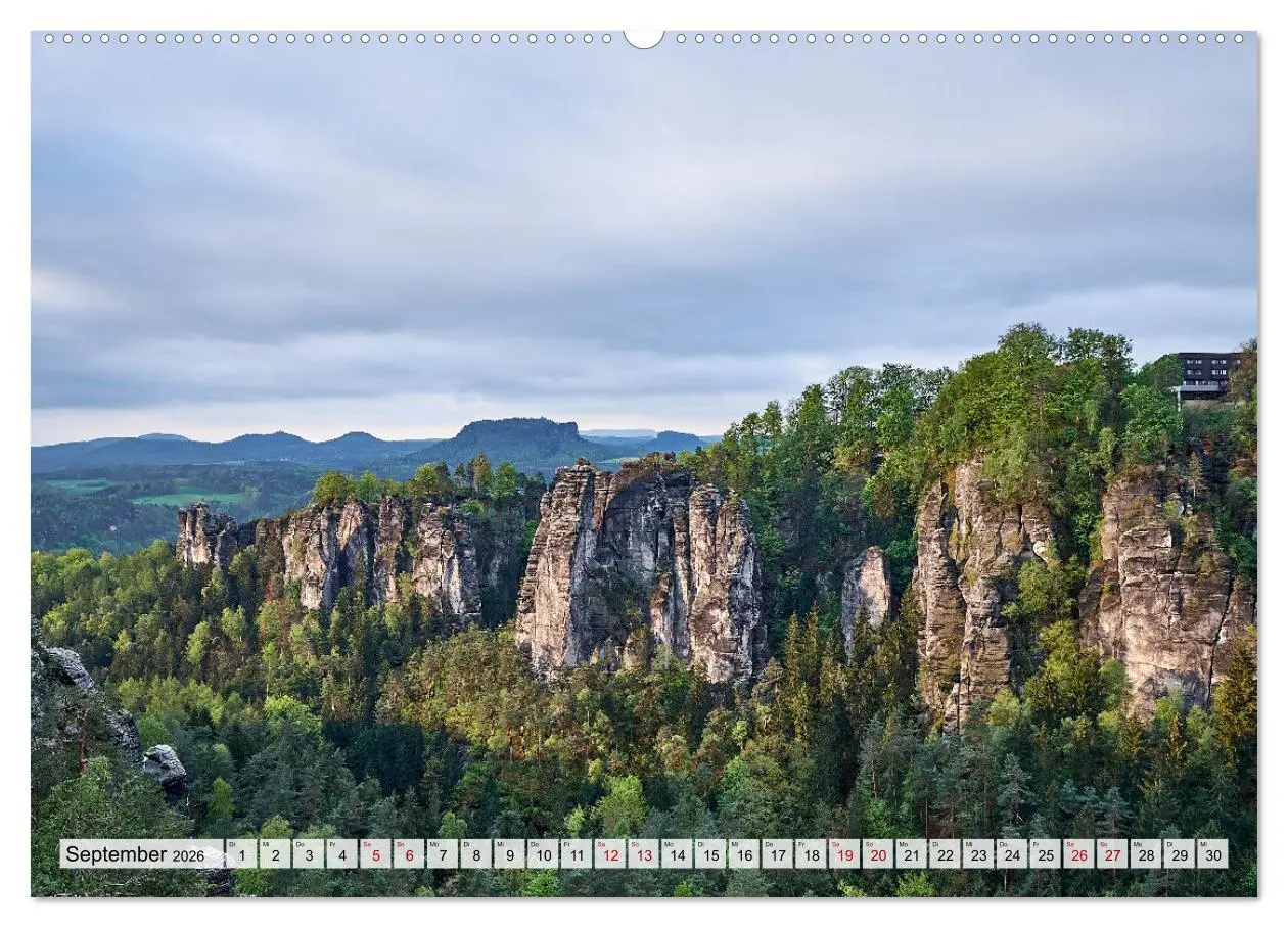 Bild: 9783457548486 | Sächsische Schweiz Momente 2026 (Wandkalender 2026 DIN A2 quer),...