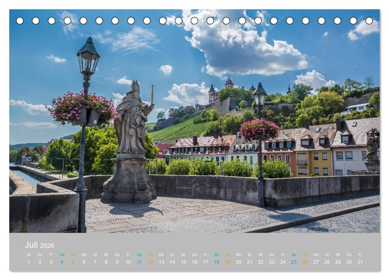 Bild: 9783457788486 | Würzburg - Stadt der Kirchen (Tischkalender 2026 DIN A5 quer),...