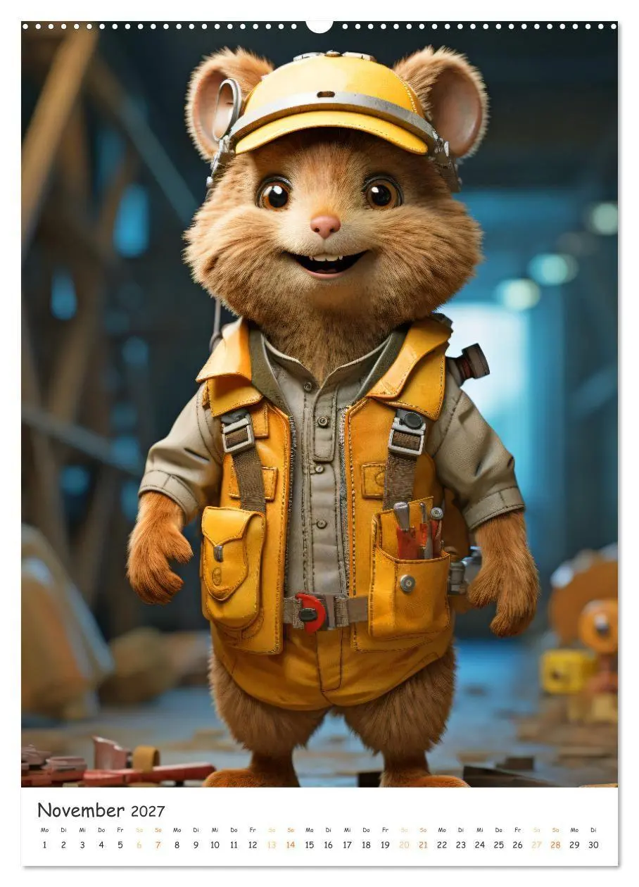 Bild: 9783569278486 | Quokka Business - Die süßesten Kollegen der Welt (Wandkalender 2027...