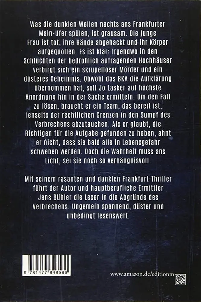 Rückseite: 9781477848586 | Mit allen Mitteln | Ein Jo-Lasker-Thriller | Jens Bühler | Taschenbuch