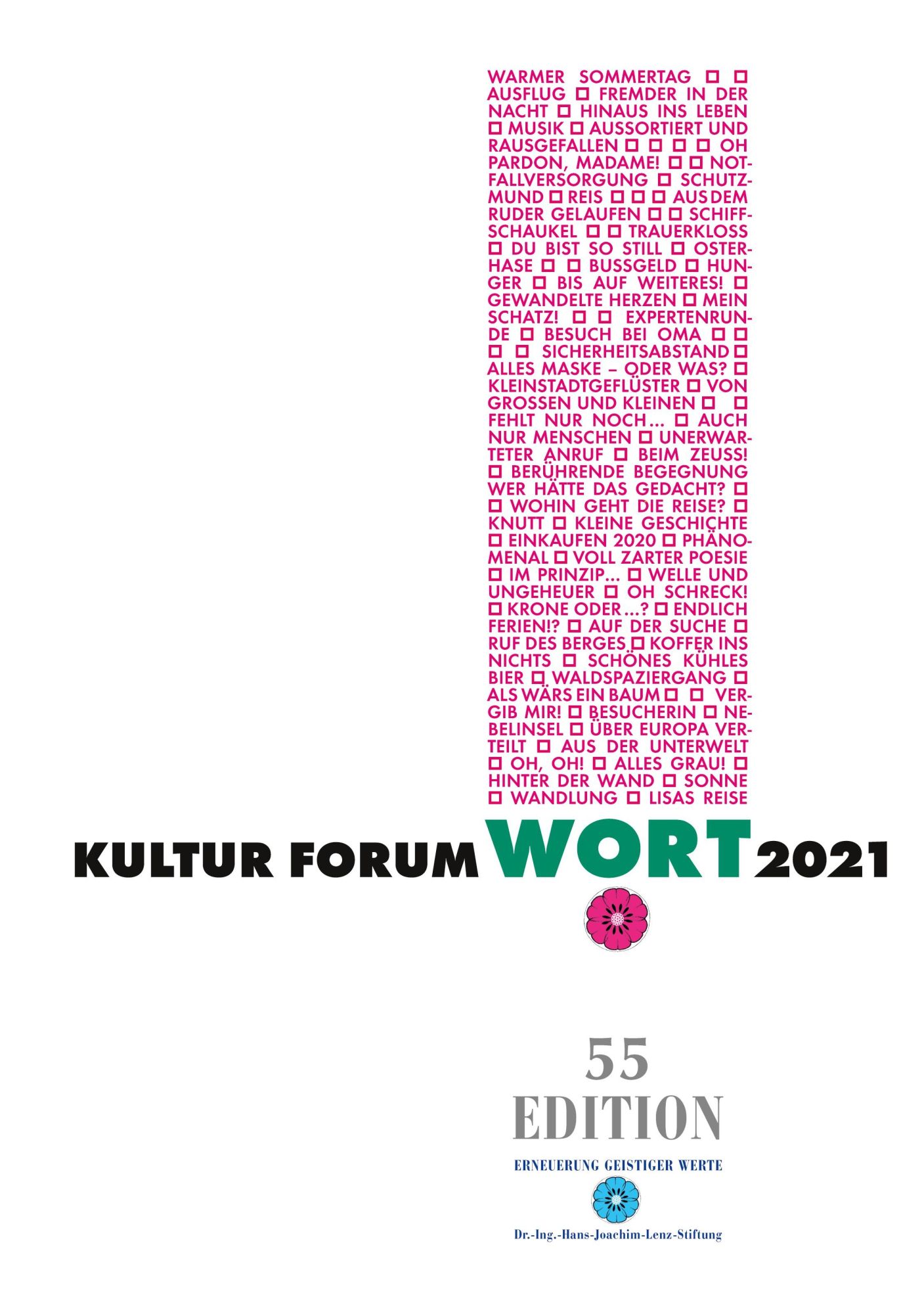Cover: 9783938088586 | Kultur Forum WORT 2021 | Kurzgeschichten und Essais | Edition 55