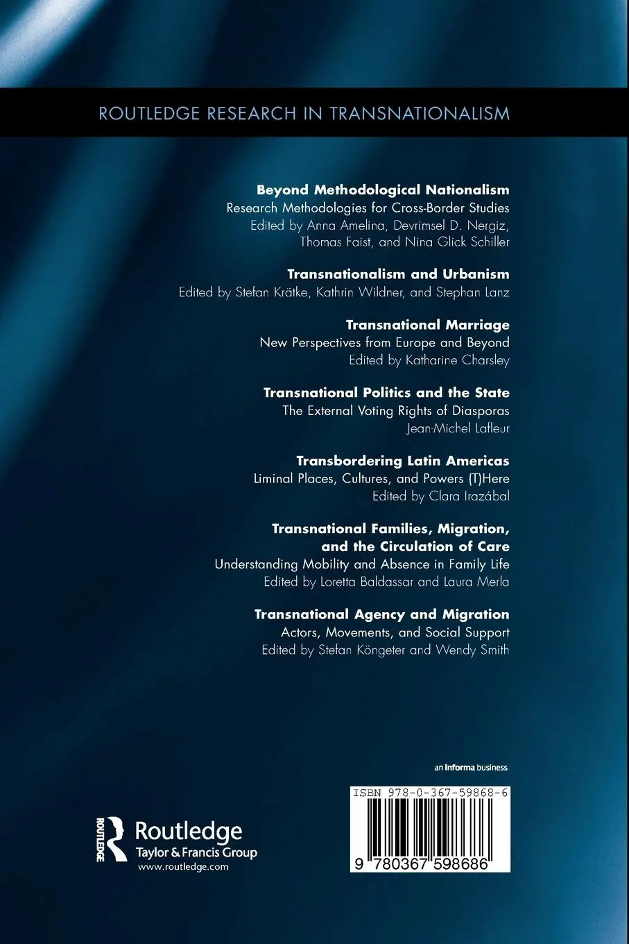 Rückseite: 9780367598686 | Transnational Agency and Migration | Stefan Köngeter (u. a.) | Buch