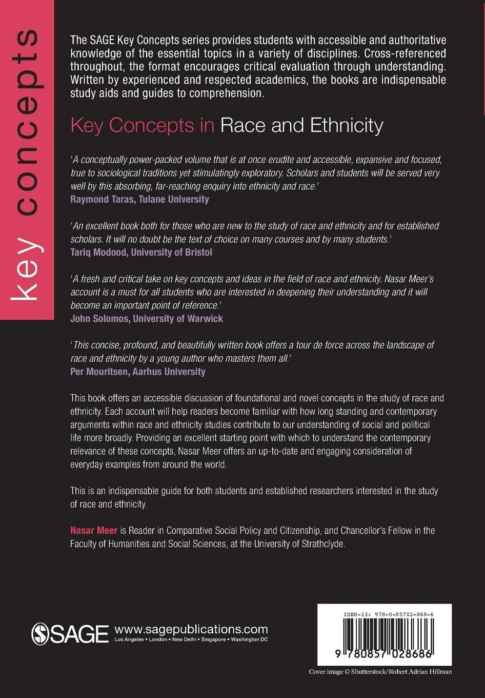 Rückseite: 9780857028686 | Key Concepts in Race and Ethnicity | Nasar Meer | Taschenbuch | 2014