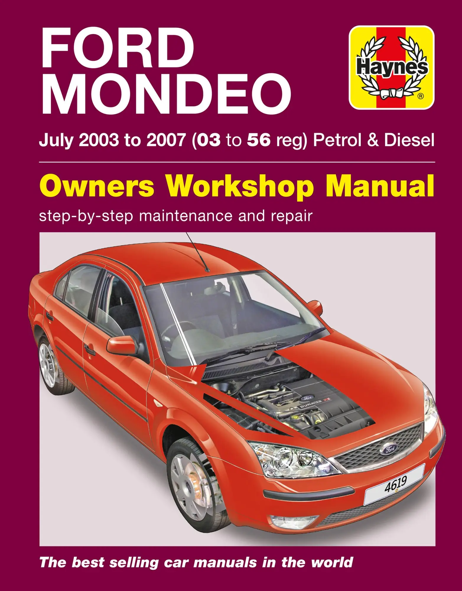 Cover: 9780857338686 | Ford Mondeo Petrol &amp; Diesel (July 03 – 07) Haynes Repair Manual | Buch