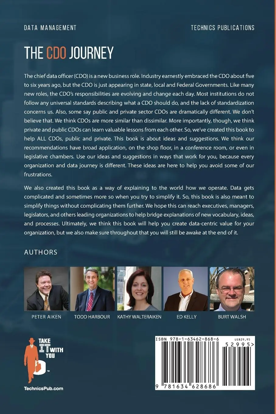 Rückseite: 9781634628686 | The CDO Journey | Peter Aiken (u. a.) | Taschenbuch | Englisch | 2020