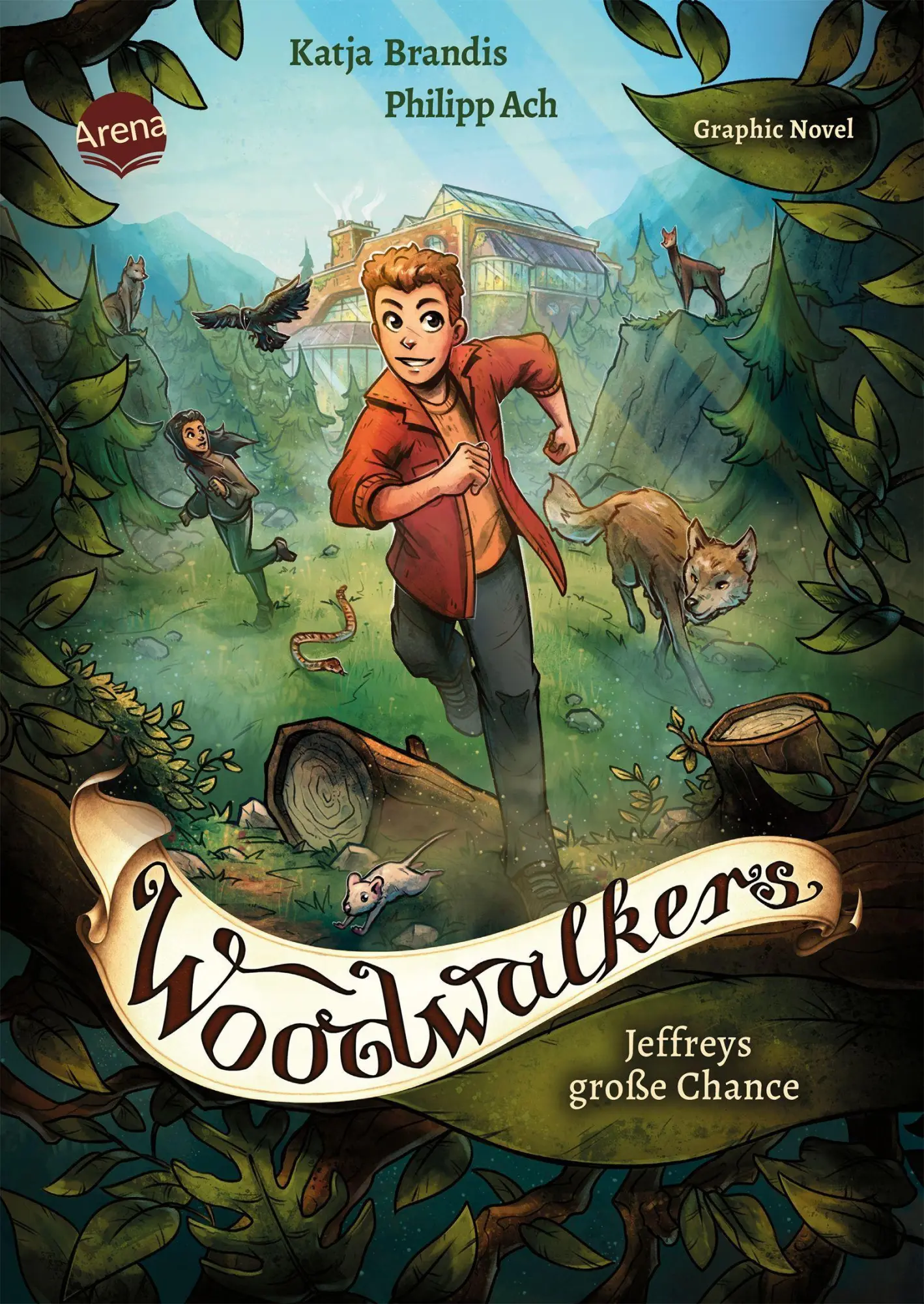 Cover: 9783401608686 | Woodwalkers - Graphic Novel (1). Jeffreys große Chance | Katja Brandis
