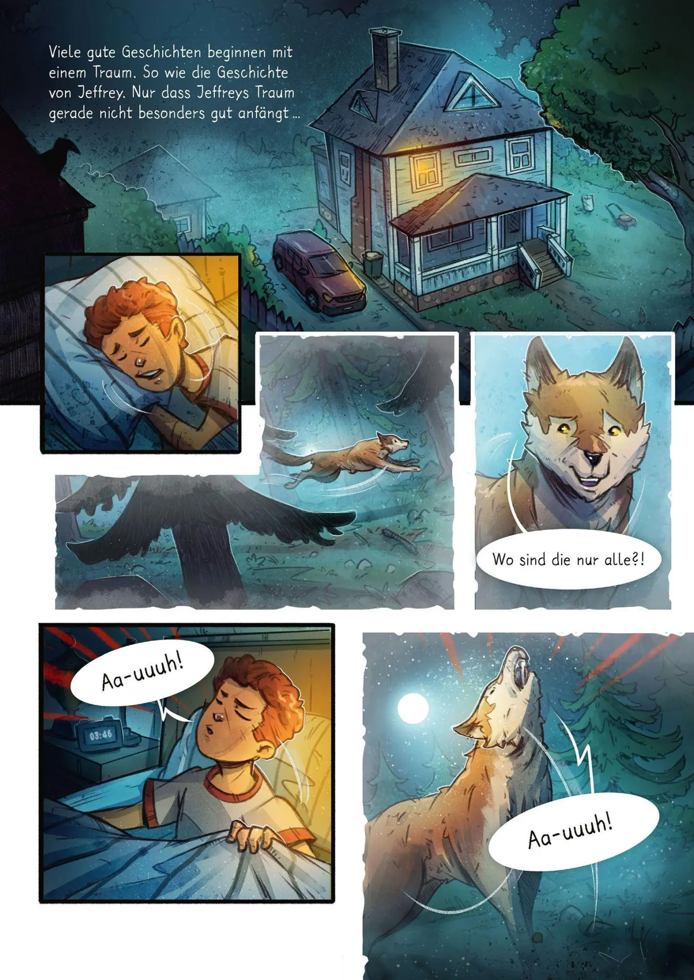 Bild: 9783401608686 | Woodwalkers - Graphic Novel (1). Jeffreys große Chance | Katja Brandis