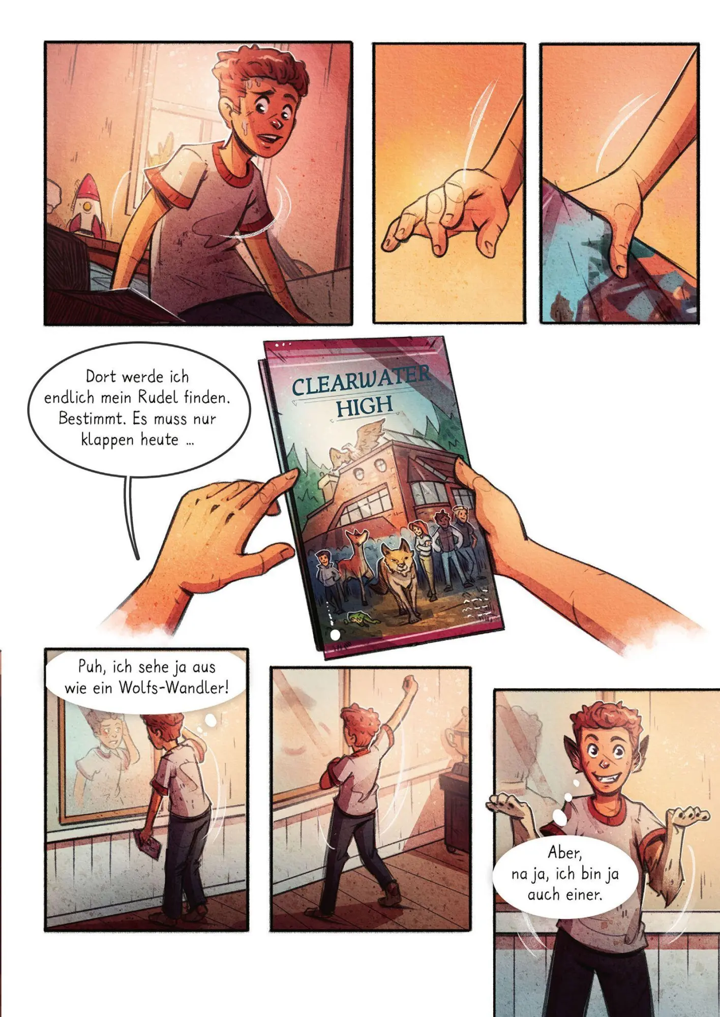 Bild: 9783401608686 | Woodwalkers - Graphic Novel (1). Jeffreys große Chance | Katja Brandis