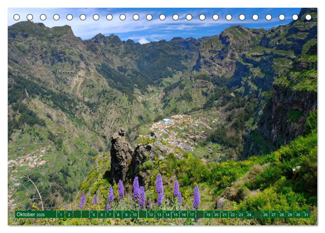 Bild: 9783457768686 | Madeira Blumeninsel im Atlantik (Tischkalender 2026 DIN A5 quer),...