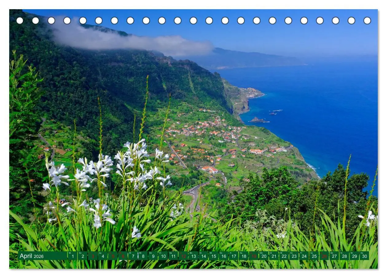 Bild: 9783457768686 | Madeira Blumeninsel im Atlantik (Tischkalender 2026 DIN A5 quer),...