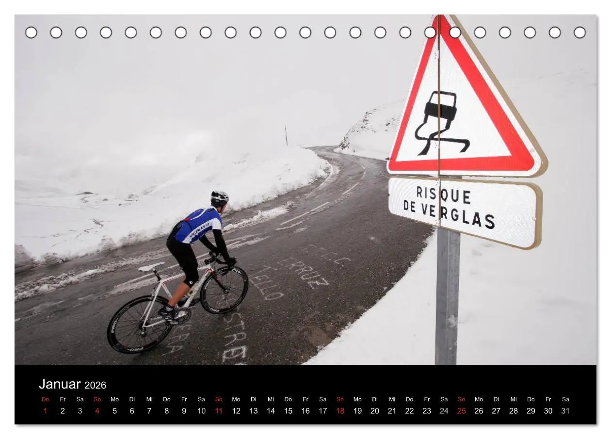 Bild: 9783516238686 | Alpenpässe auf dem Rennrad "Himmlische Serpentinen" (Tischkalender...